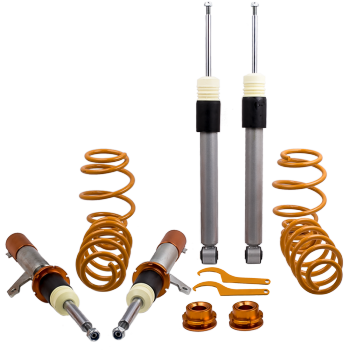 Compatible for VW Golf5 A5 Typ 1K 2003-2008 Adjustable Coilovers Suspension Shock Absorber Strut Lowering Kit